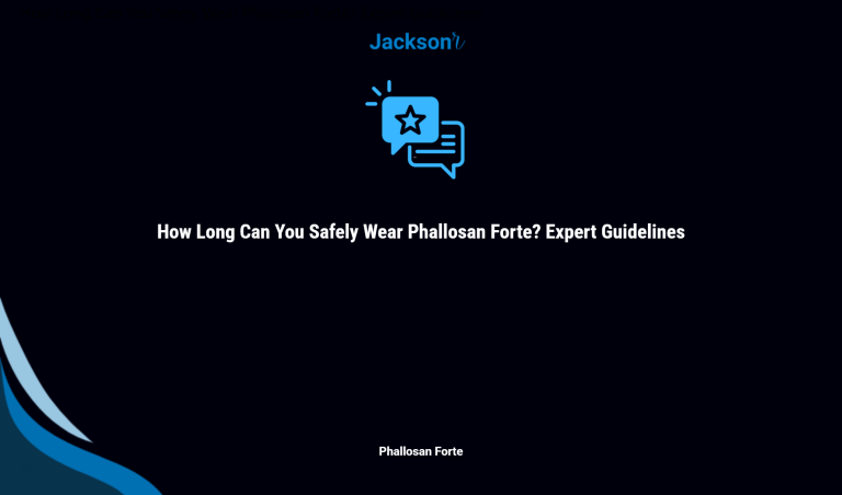 How Long Can You Safely Wear Phallosan Forte? Expert Guidelines